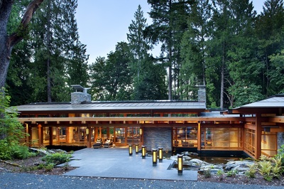 timber frame, west coast architecture